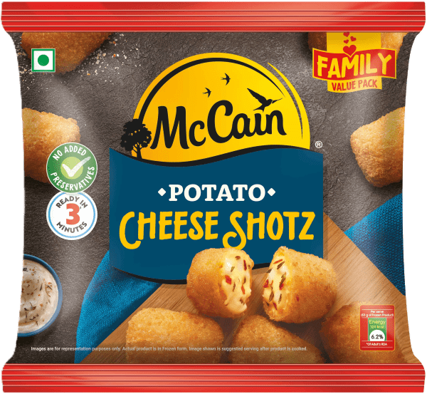 McCain Potato Cheese Shotz, 400 g
